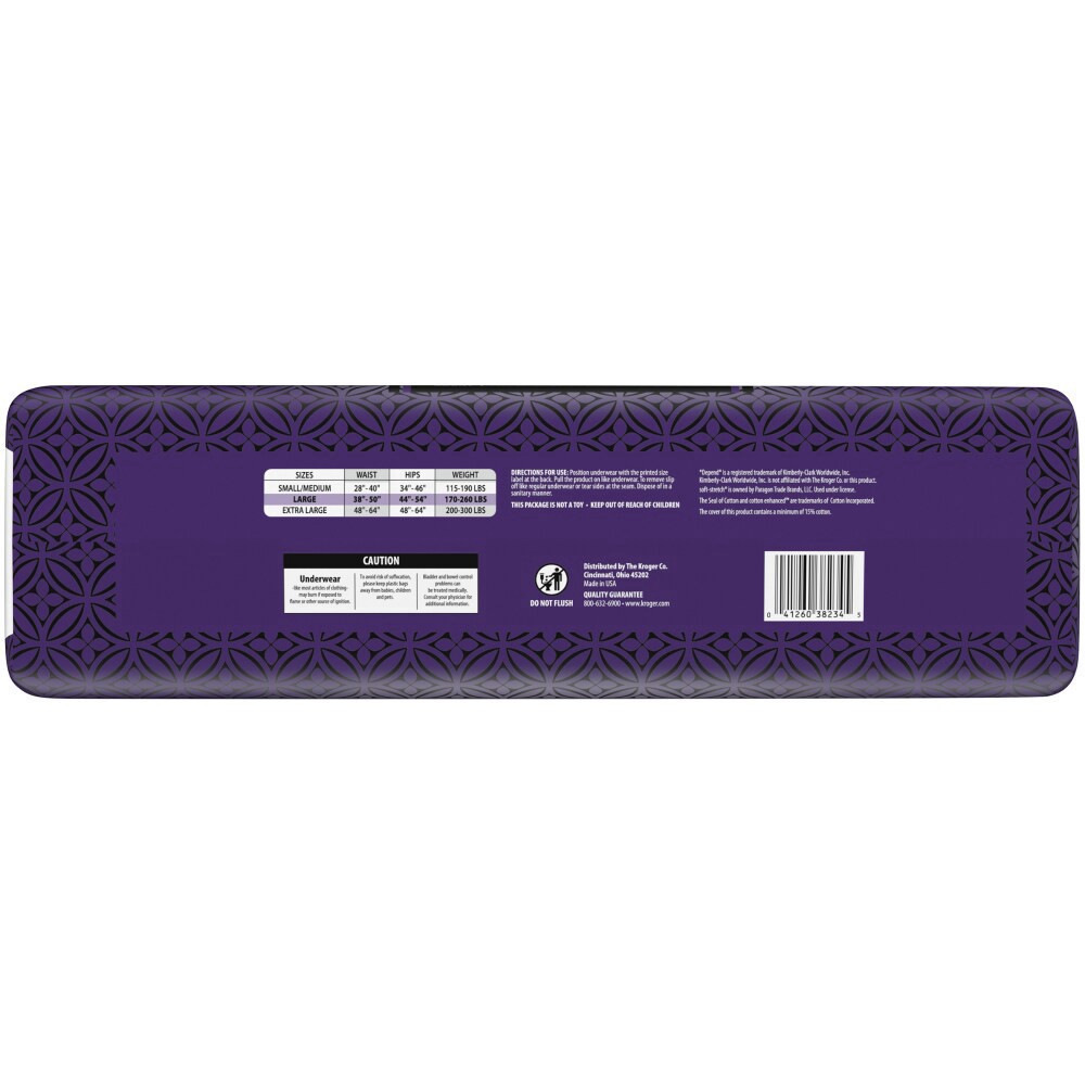 slide 4 of 5, Kroger Maximum Absorbency Underwear For Women Lg, 32 ct