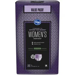 Kroger Maximum Absorbency Underwear For Women Lg