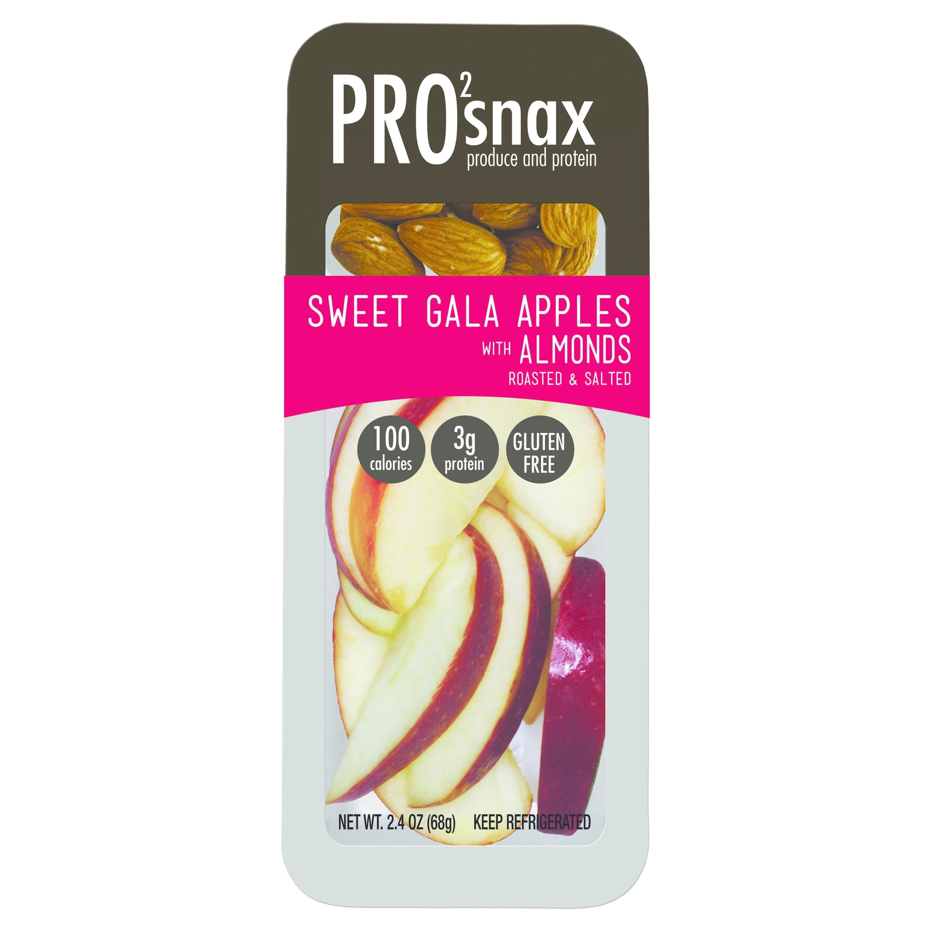 slide 1 of 1, Pro2snax Apples 2.4 oz, 2.4 oz