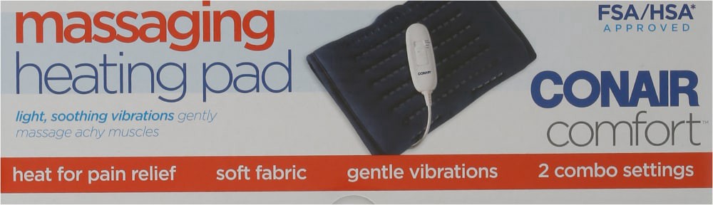 slide 3 of 3, Conair Comfort Massaging Massaging Heating Pad 1 ea, 1 ct