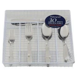 Pfaltzgraff Jasmine Flatware Set with Caddy