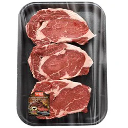 Weis Quality Certified Angus Beef Family Pack Boneless Rib Steak Steak