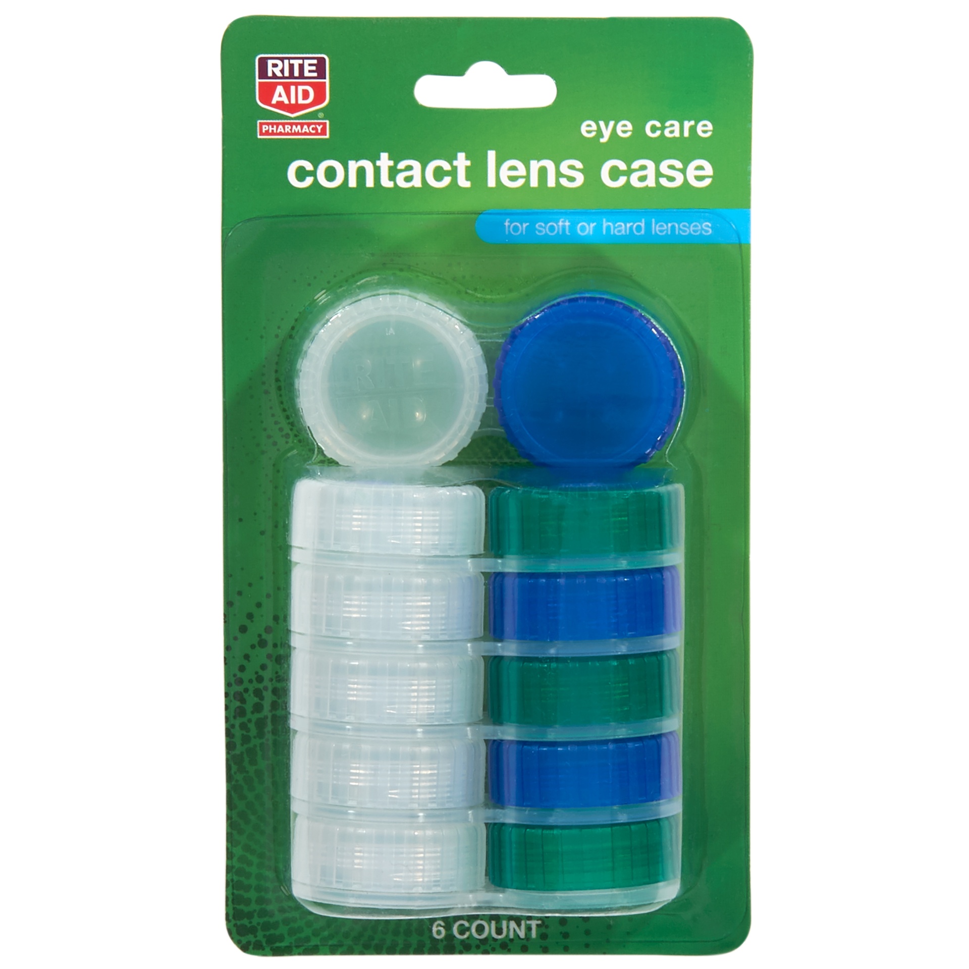 slide 1 of 2, Rite Aid Ra Contact Lens Case, 6 ct