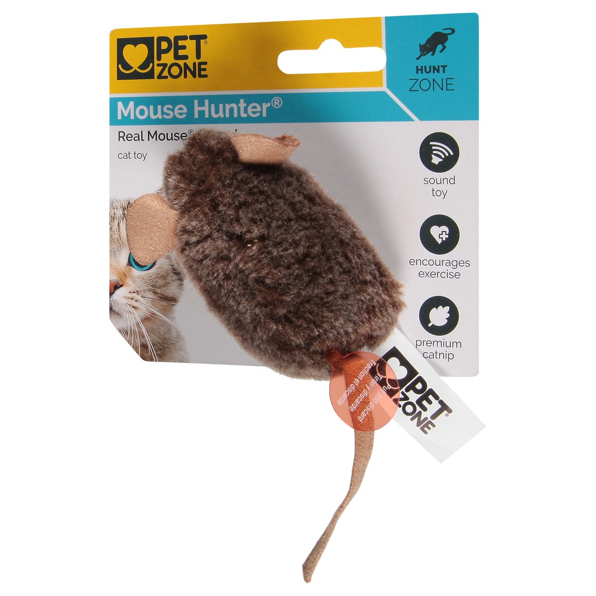 slide 2 of 12, Pet Zone Mouse Hunter Cat Toy, 1 ct