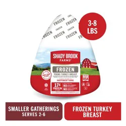 Shady Brook Farms Frozen Young Bone-In Turkey Breast With Gravy