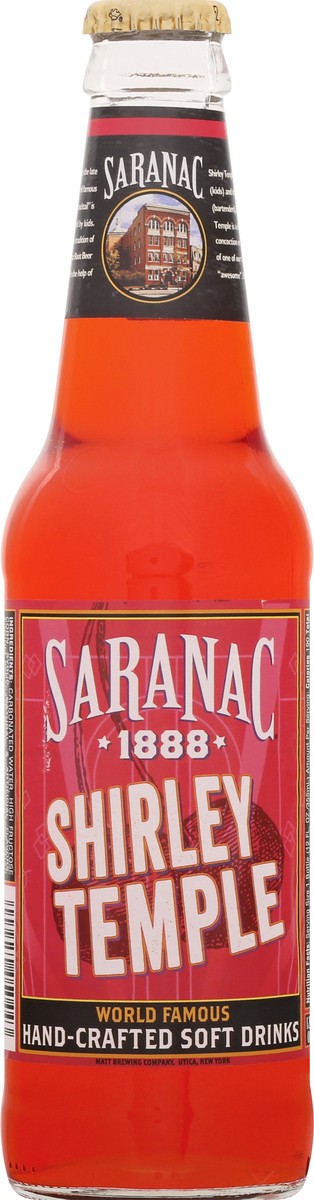 slide 8 of 12, Saranac Shirley Temple Soft Drinks 12 oz, 12 fl oz