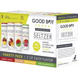 Good Boy Vodka Seltzer Variety Cocktail