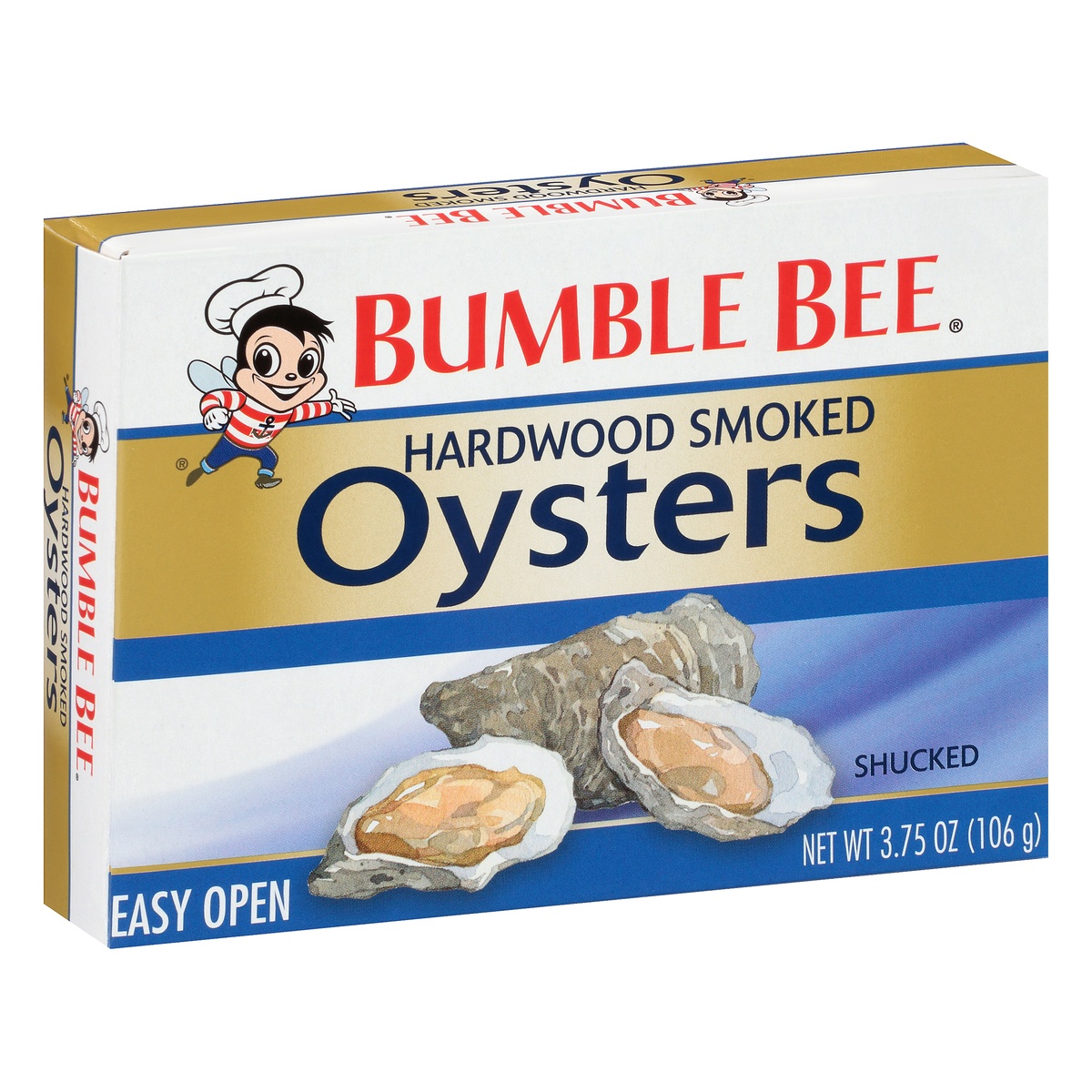 slide 2 of 10, Bumble Bee Fancy Smoked Oysters, 3.75 oz