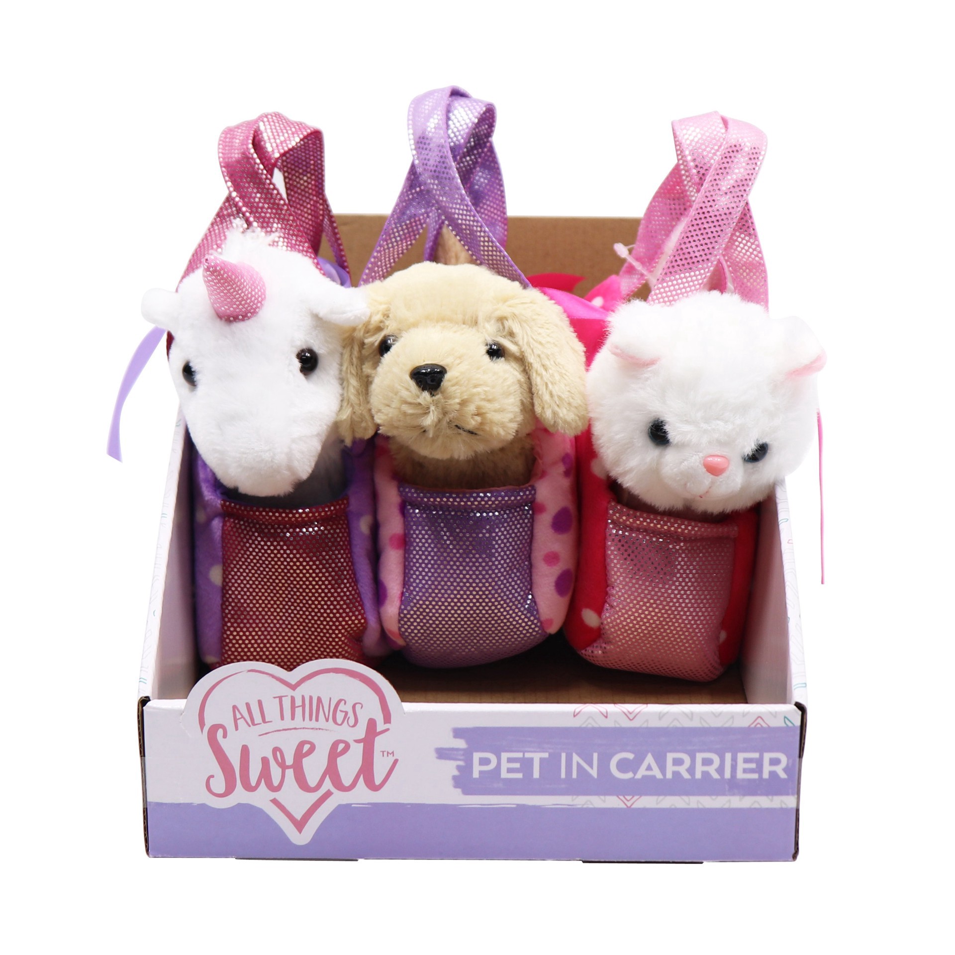 slide 1 of 1, All Things Sweet Unicorn Pet Plush in Bag, 1 ct