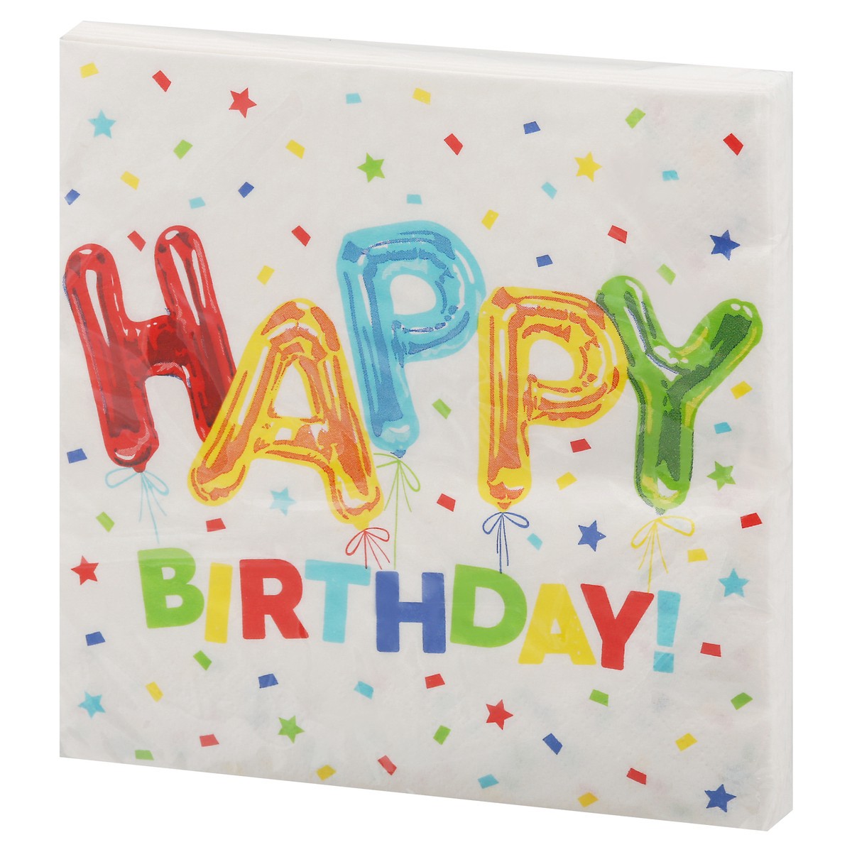 slide 12 of 12, Unique Happy Balloon Birthday 2 Ply Napkins 16 Count, 16 ct
