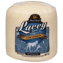 Boar's Head Lacey Low Sodium Swiss Cheese 1 ea