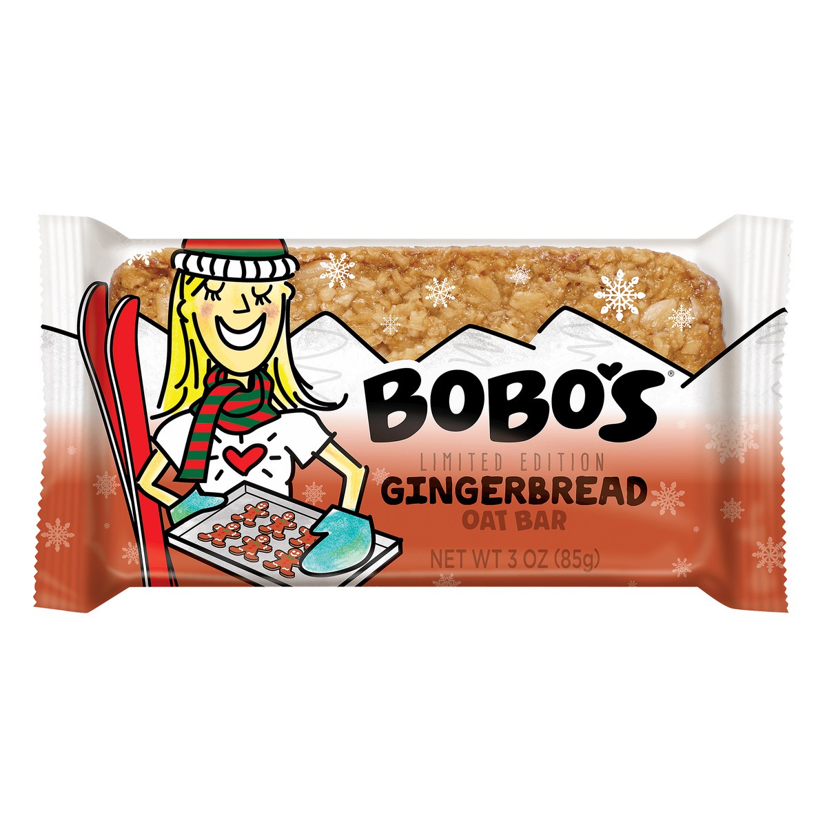 slide 3 of 6, Bobo's Gingerbread Oat Bar, 3 oz