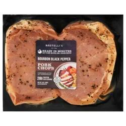 Rastelli's Bourbon Black Pepper Pork Chops - 2 ct