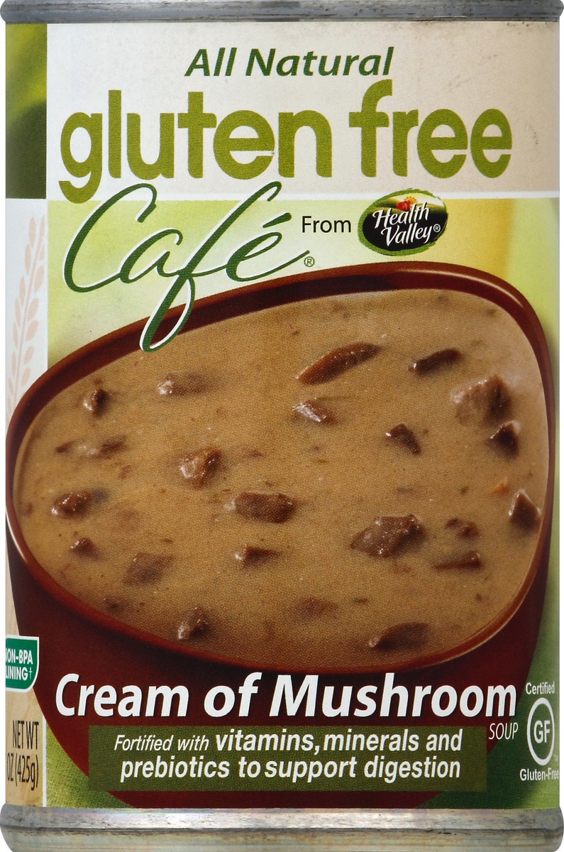 slide 6 of 6, Gluten Free Cafe Cream of Mushroom Soup, 15 oz