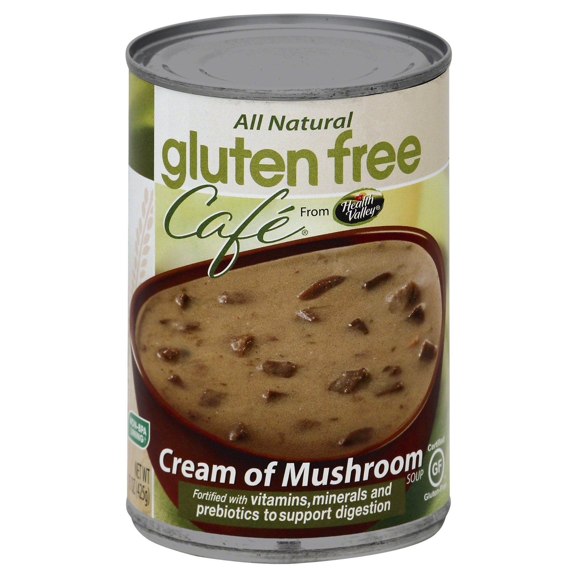 slide 1 of 6, Gluten Free Cafe Cream of Mushroom Soup, 15 oz