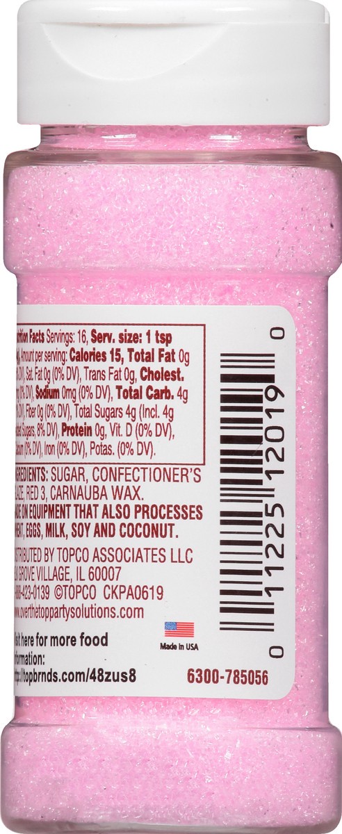 slide 8 of 14, Over The Top Decorating Princess Pink Sanding Sugar - 2.3 oz, 2.3 oz