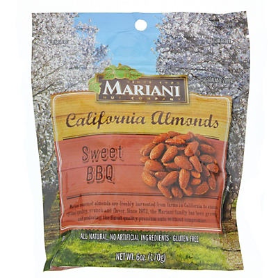 slide 1 of 1, Mariani Sweet BBQ California Almonds, 6 oz