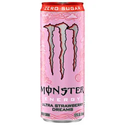 Monster Ultra Strawberry Dreams Energy Drink 12 fl oz