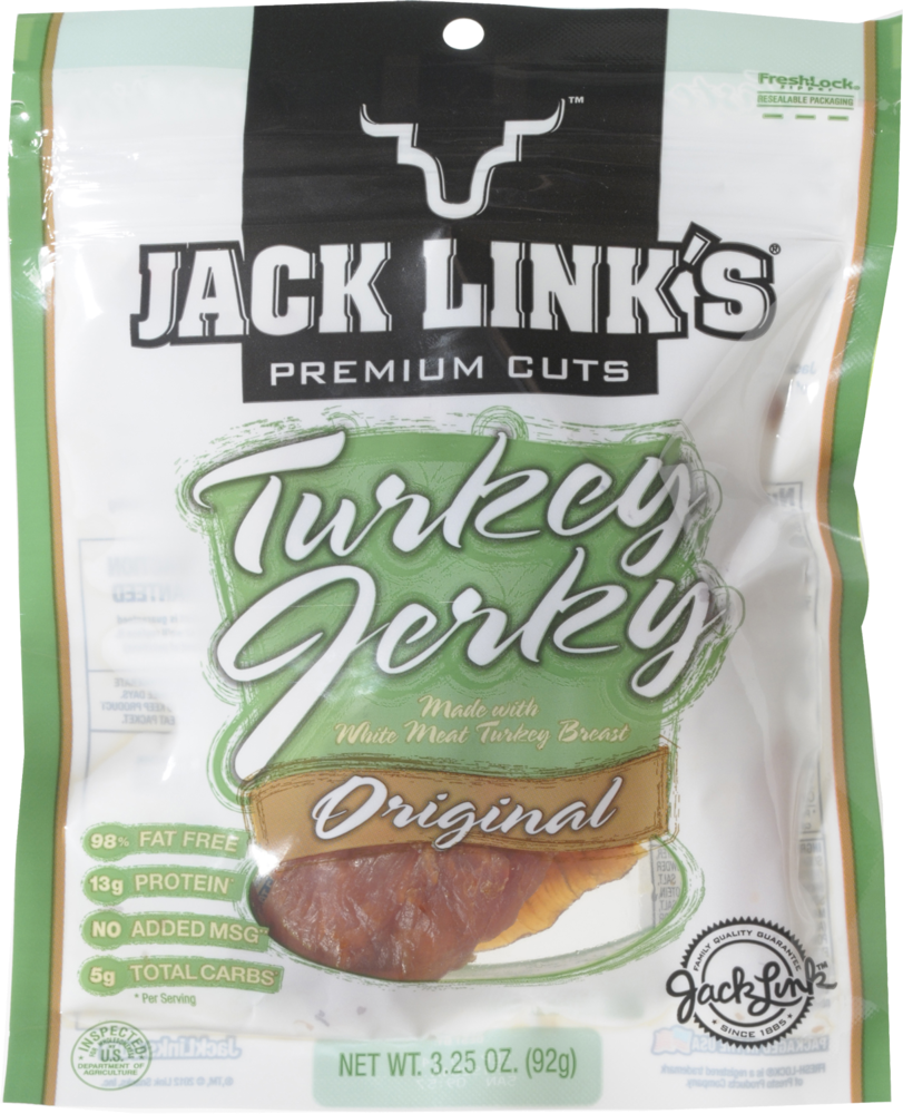 slide 1 of 1, Jack Link's Original Turkey Jerky, 3.25 oz