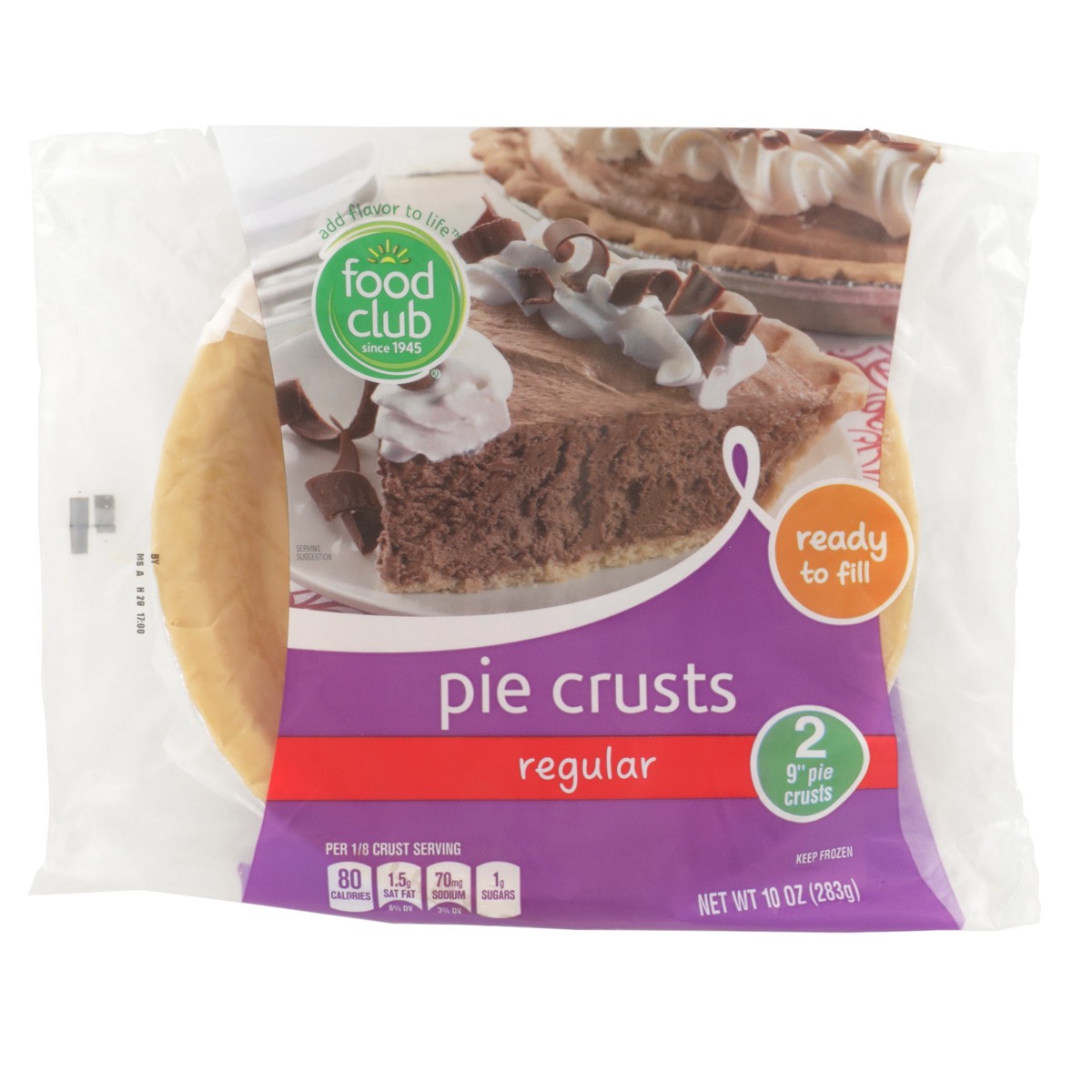 slide 8 of 9, Food Club Pie Crusts, 2 ct; 10 oz