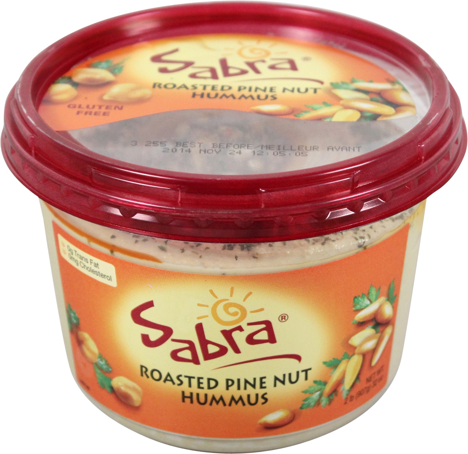 slide 1 of 1, Sabra Roasted Hummus With Pine Nuts, 32 oz
