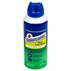 Solarcaine Aloe Sunburn Relief Spray with 4% Lidocaine, 4oz