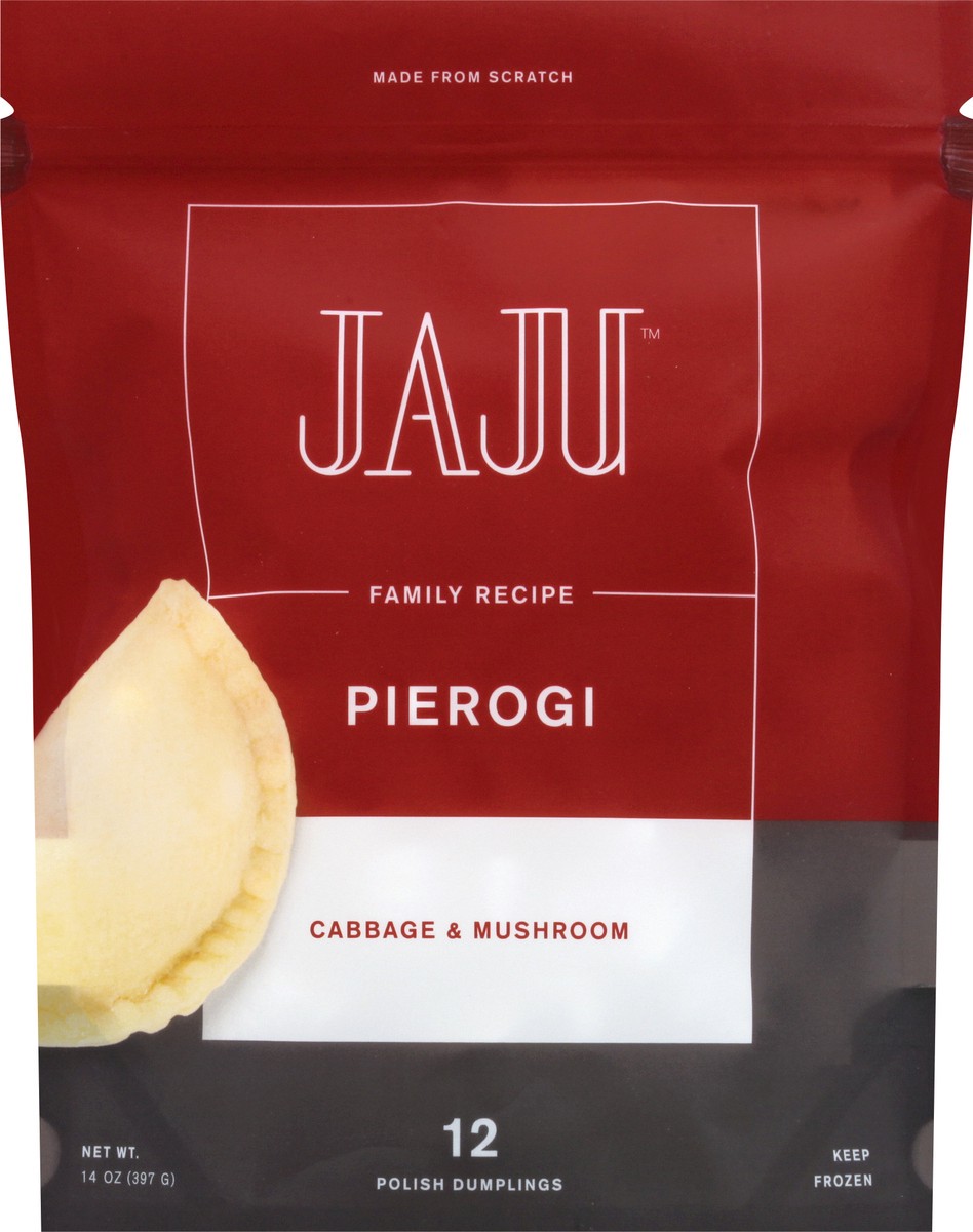 slide 2 of 9, JaJu Cabbage & Mushroom Pierogi 12 ea, 12 ct