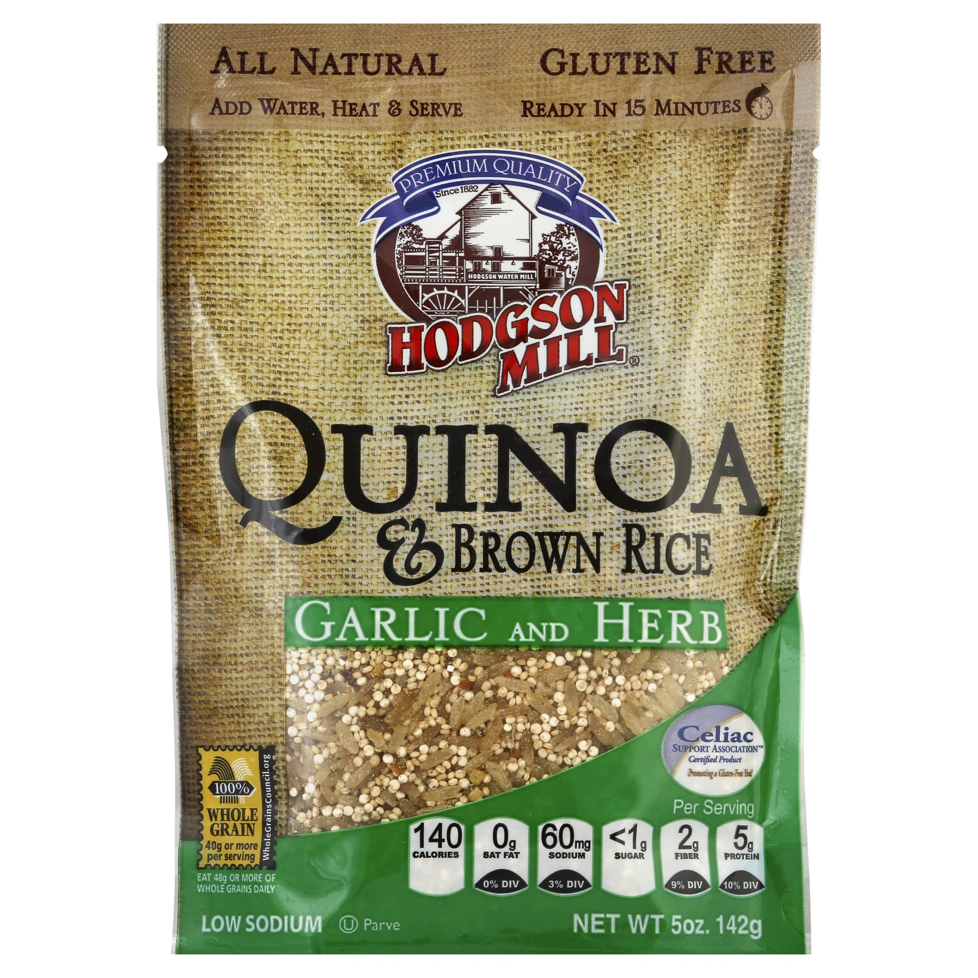 slide 1 of 2, Hodgson Mill Quinoa & Brown Rice 5 oz, 5 oz