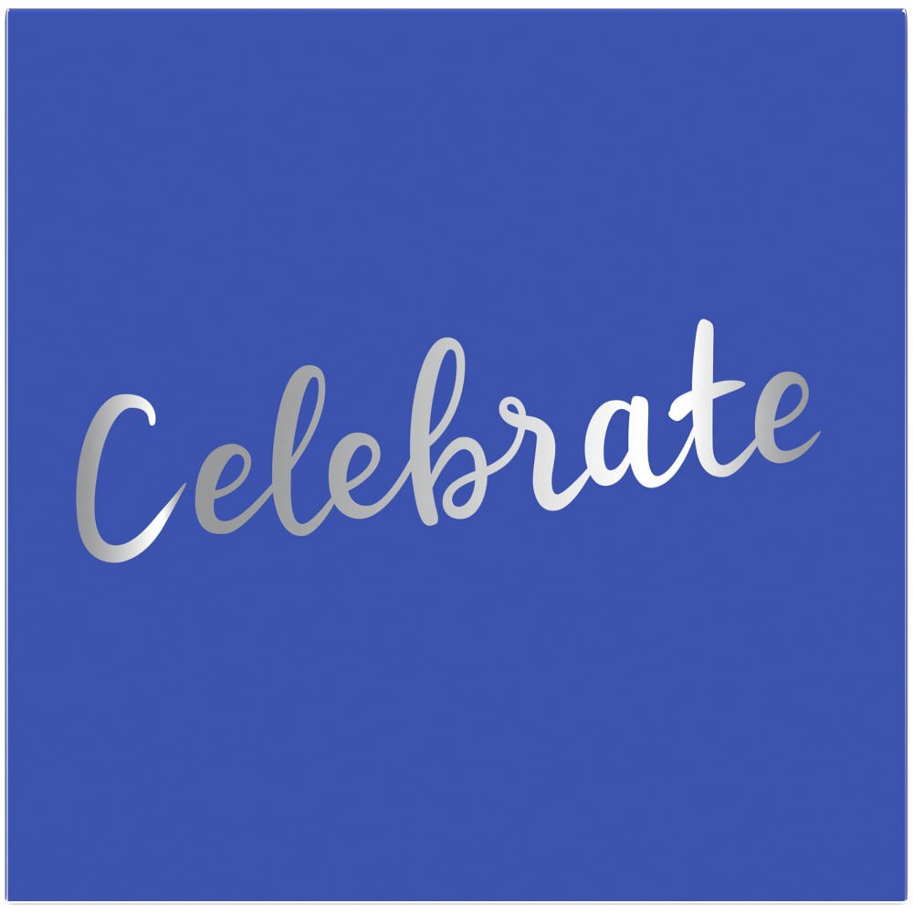 slide 3 of 3, Kroger Entertainment Essentials Beverage Napkins 16 Count - Celebrate Blue, 16 ct