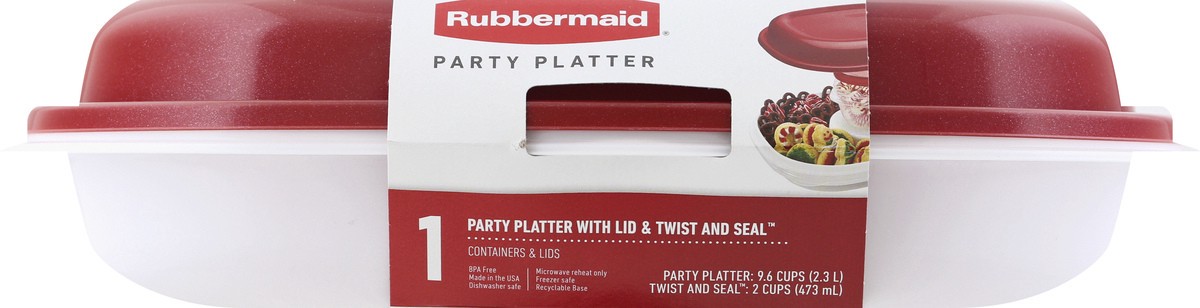 slide 5 of 9, Rubbermaid Party Platter, 1 ct