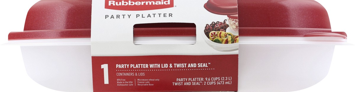 slide 6 of 9, Rubbermaid Party Platter, 1 ct