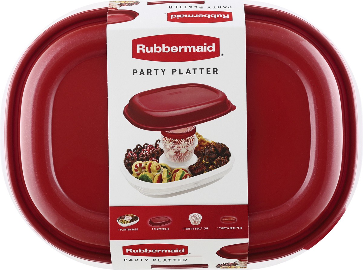 slide 9 of 9, Rubbermaid Party Platter, 1 ct