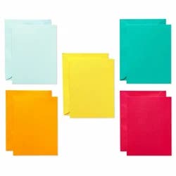 American Greetings Ag Single Panel Blank Rainbow Cards With Envelopes (100 ct)