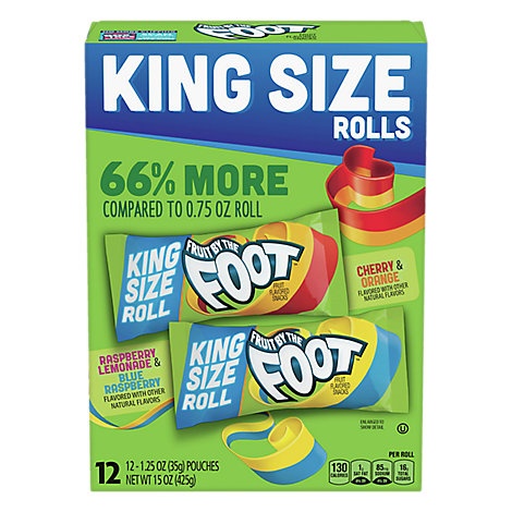 slide 1 of 1, Fruit By The Foot King Sized Variety Pack, 12 ct15 oz
