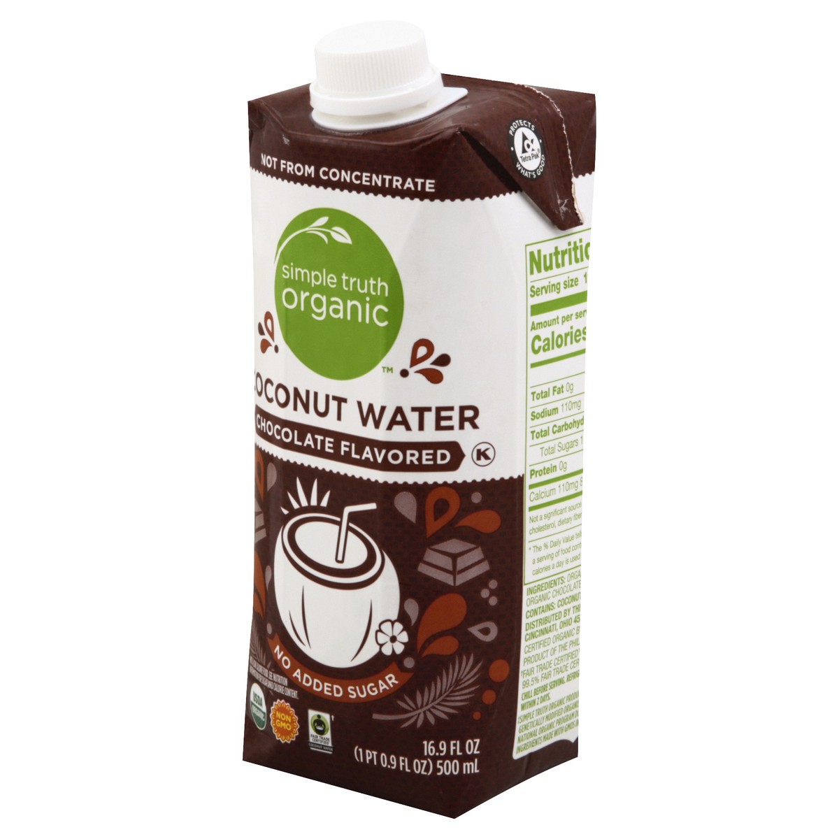 slide 2 of 10, Simple Truth Organic Chocolate Flavored Coconut Water, 16.9 fl oz