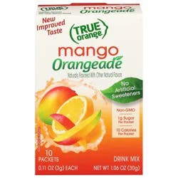 True Orange Mango Orangeade Drink Mix - 10 - 0.11 oz Packets
