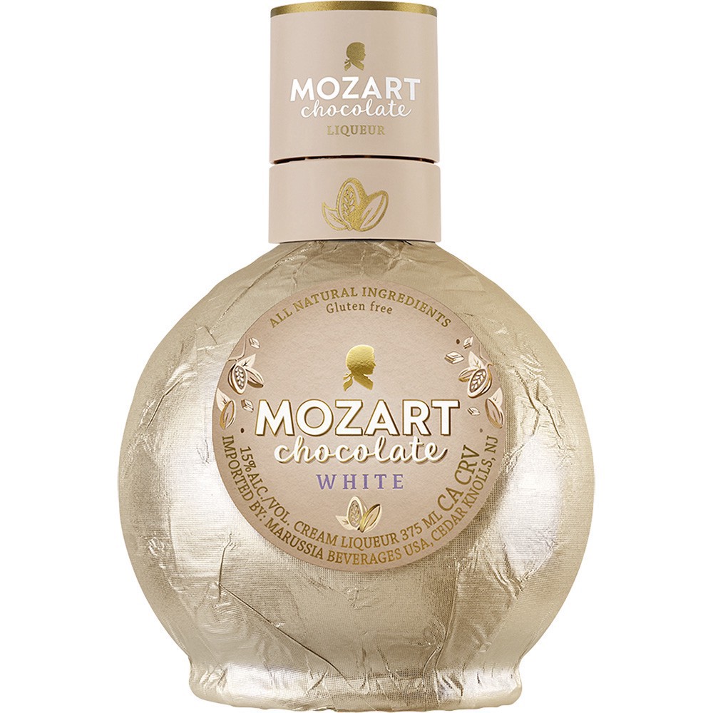 slide 1 of 1, Mozart White Chocolate Liqueur, 375 ml