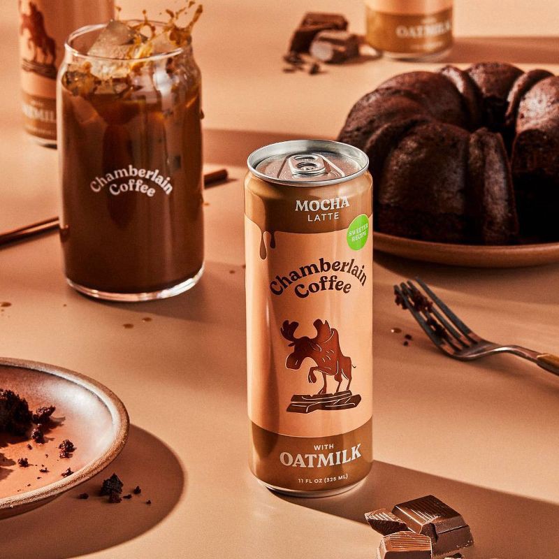 slide 4 of 4, Chamberlain Coffee Mocha Latte with Oatmilk- 11 fl oz, 11 fl oz