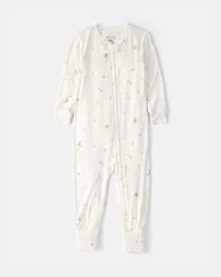 Baby Constellation PurelySoft 2-Way Zip One-Piece Pajama - Cream 24M
