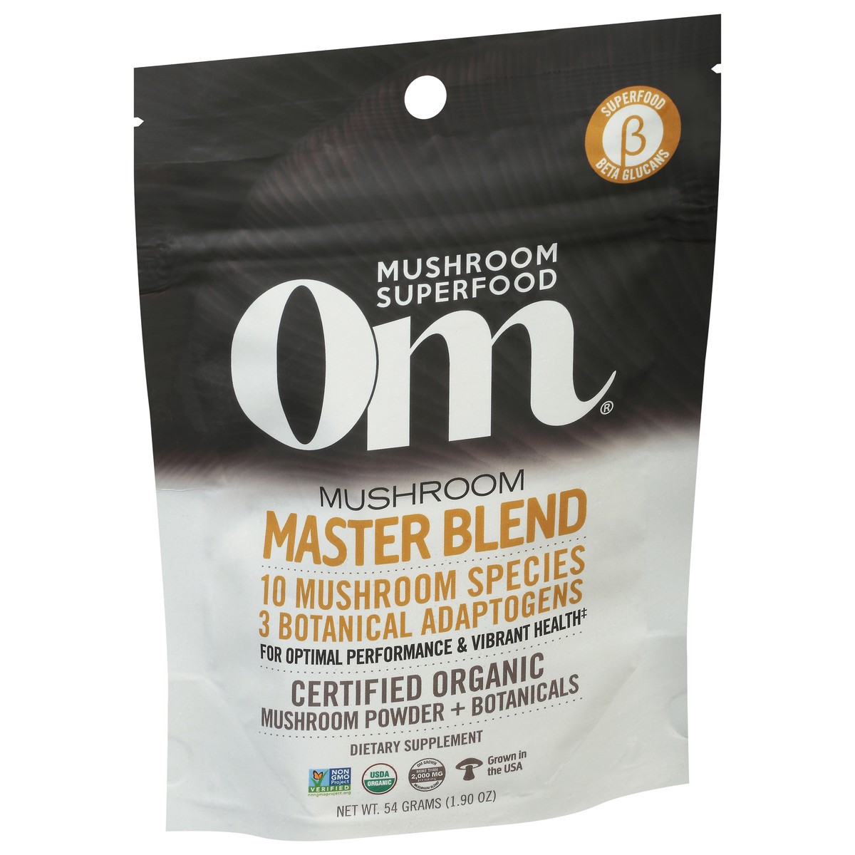 slide 10 of 14, Om Master Blend Mushrooms & Adaptogens 2.22 oz, 2.22 oz