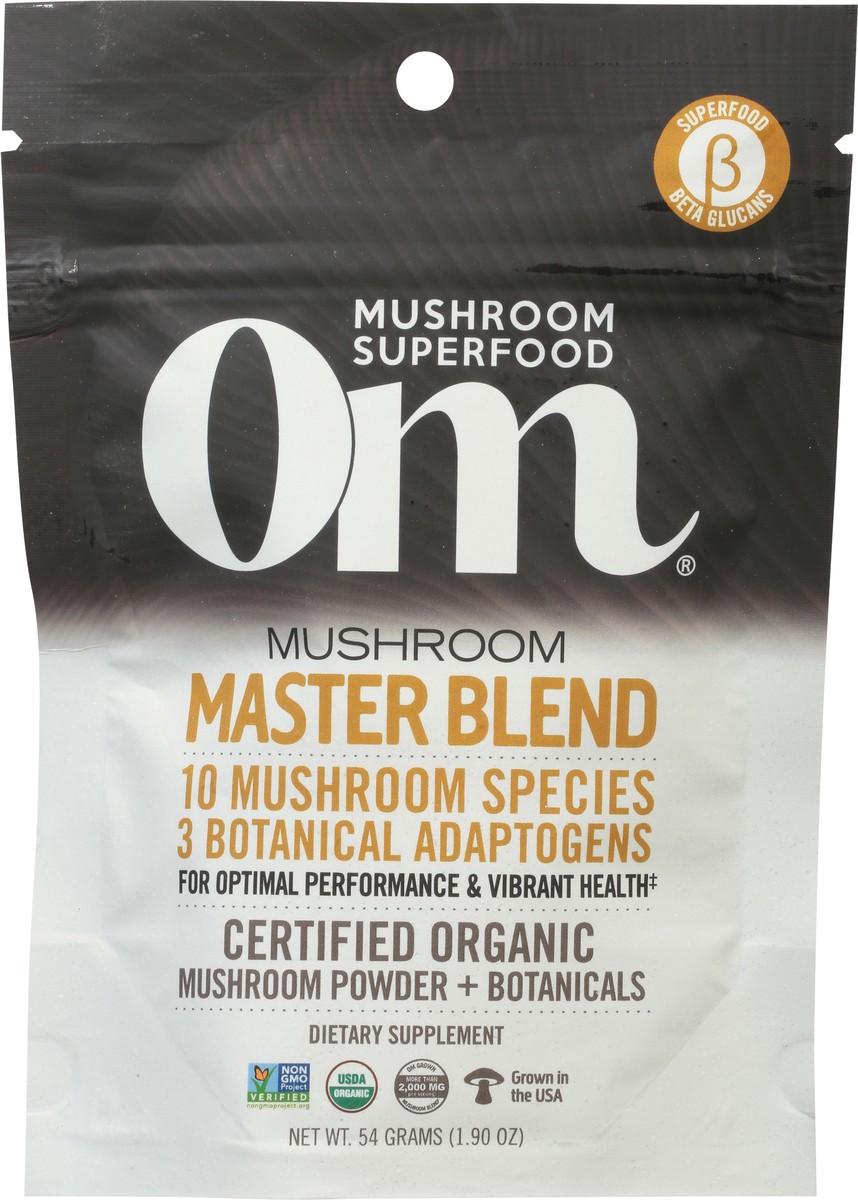 slide 7 of 14, Om Master Blend Mushrooms & Adaptogens 2.22 oz, 2.22 oz