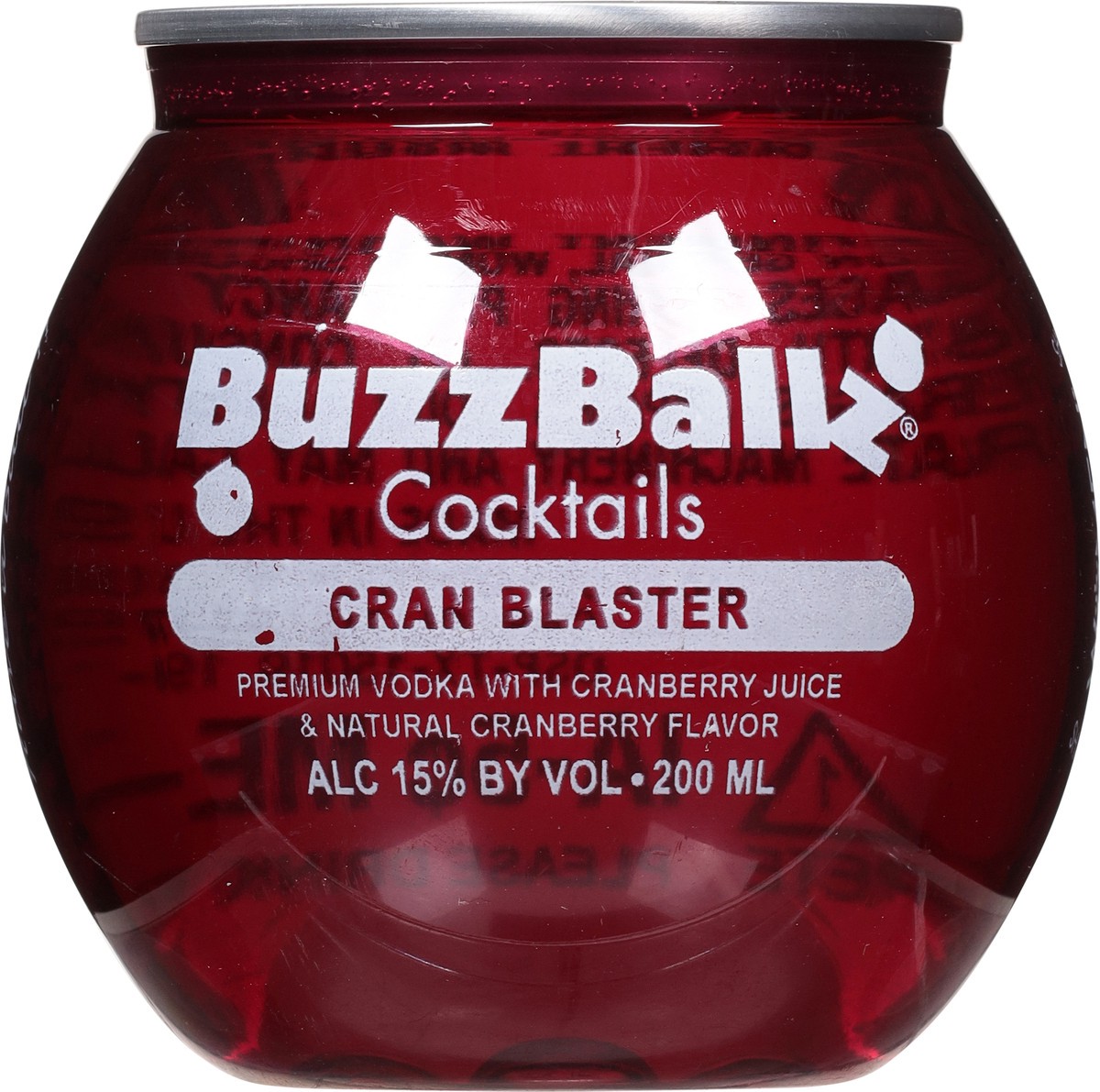 slide 8 of 9, BuzzBallz Cran Blaster Cocktails 200 ml, 200 ml