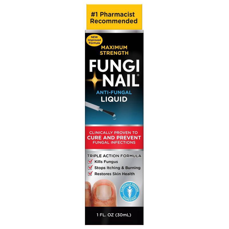 slide 1 of 9, Fungi-Nail Fungi Nail Double Strength Anti-Fungal Solution, 1 oz