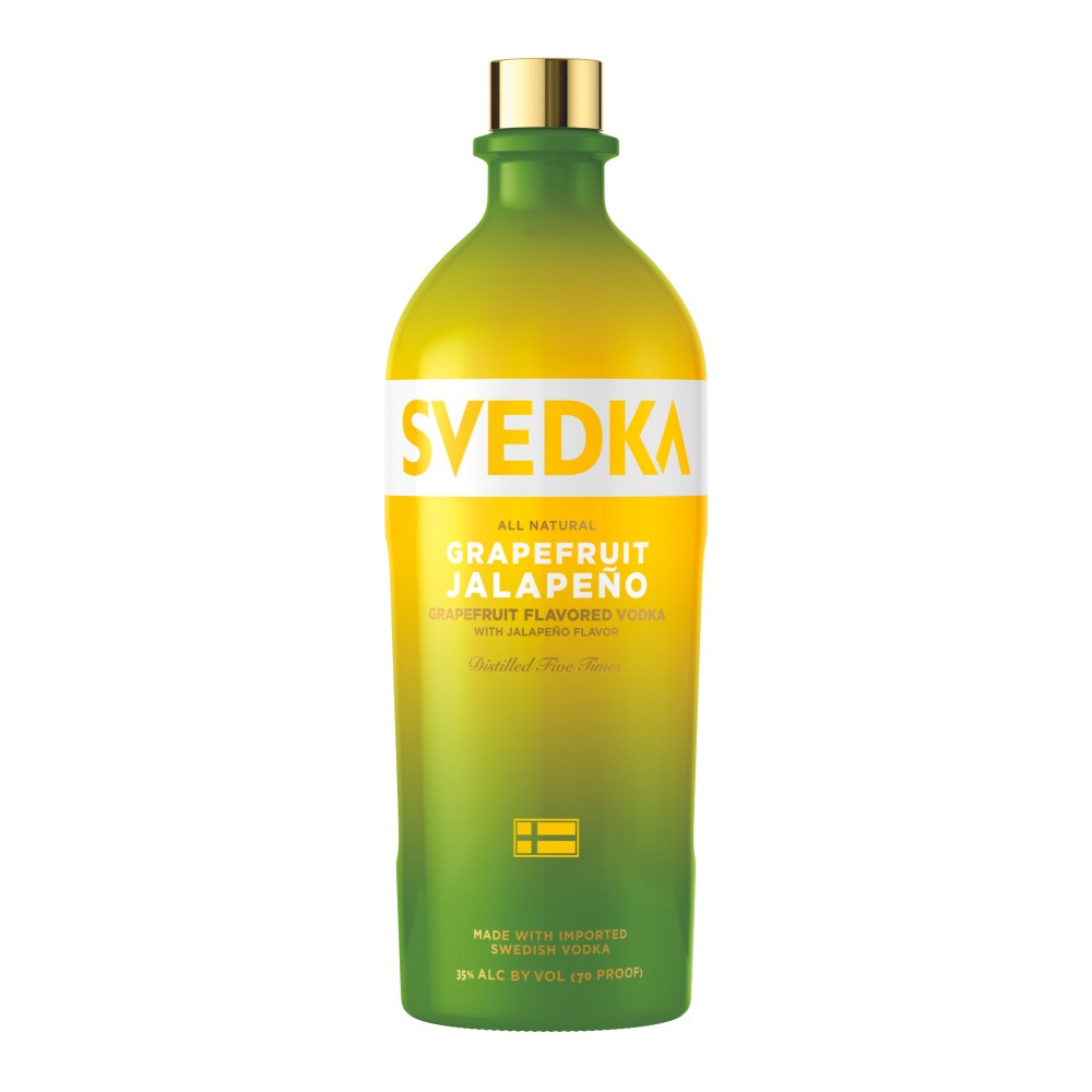 slide 1 of 2, SVEDKA Grapefruit Jalapeno Flavored Vodka, 1.75 liter