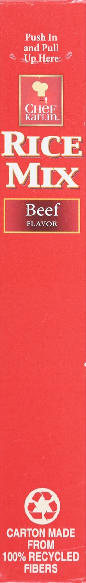 slide 5 of 9, Chef Karlin Beef Flavor Rice Mix 6.8 oz, 6.8 oz