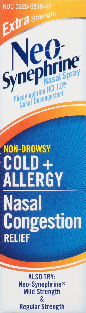 slide 6 of 9, Neo-Synephrine Extra Strength Non-Drowsy Cold + Allergy Nasal Spray 0.5 fl oz, 0.5 fl oz