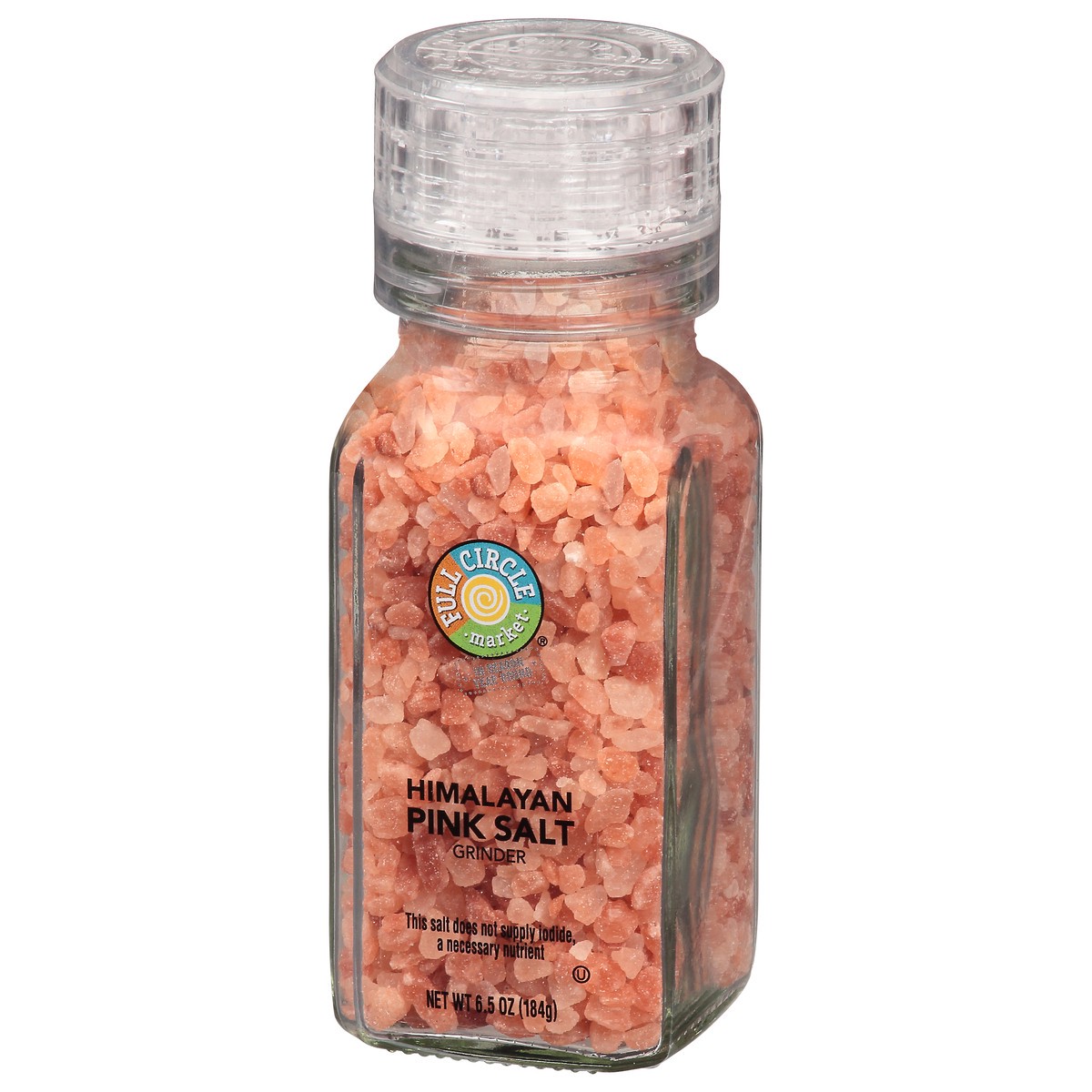 slide 12 of 13, Full Circle Market Himalayan Pink Salt Grinder 6.5 oz, 6.5 oz