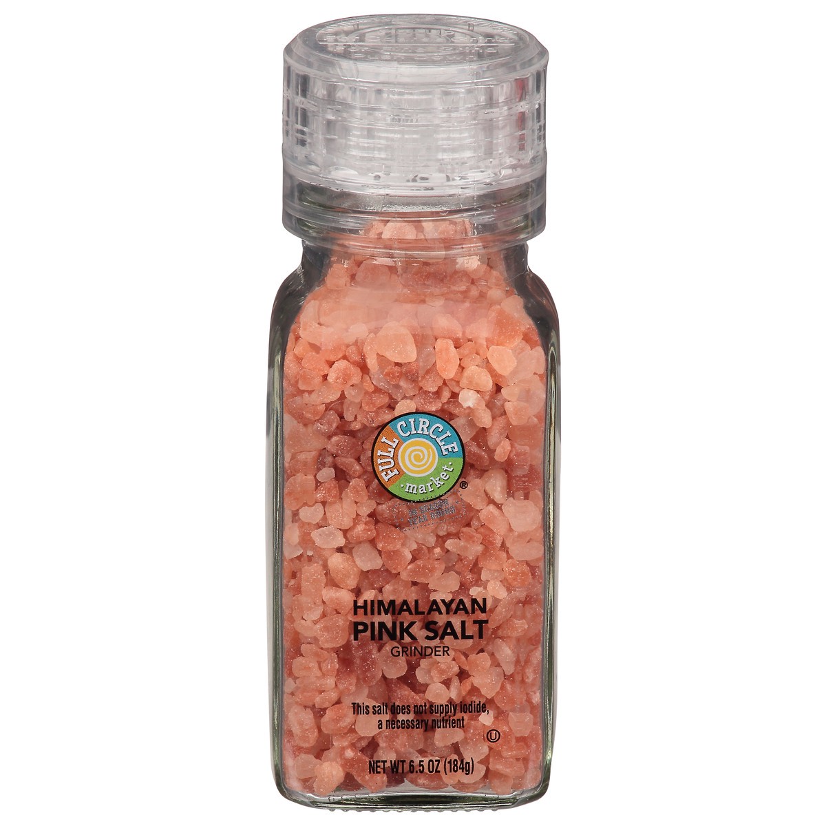 slide 11 of 13, Full Circle Market Himalayan Pink Salt Grinder 6.5 oz, 6.5 oz