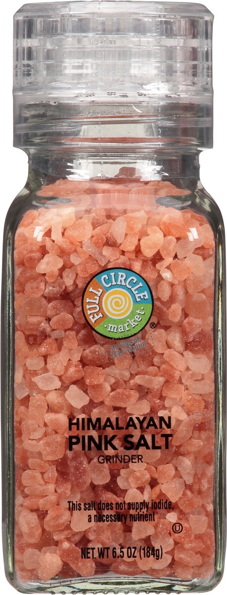 slide 10 of 13, Full Circle Market Himalayan Pink Salt Grinder 6.5 oz, 6.5 oz