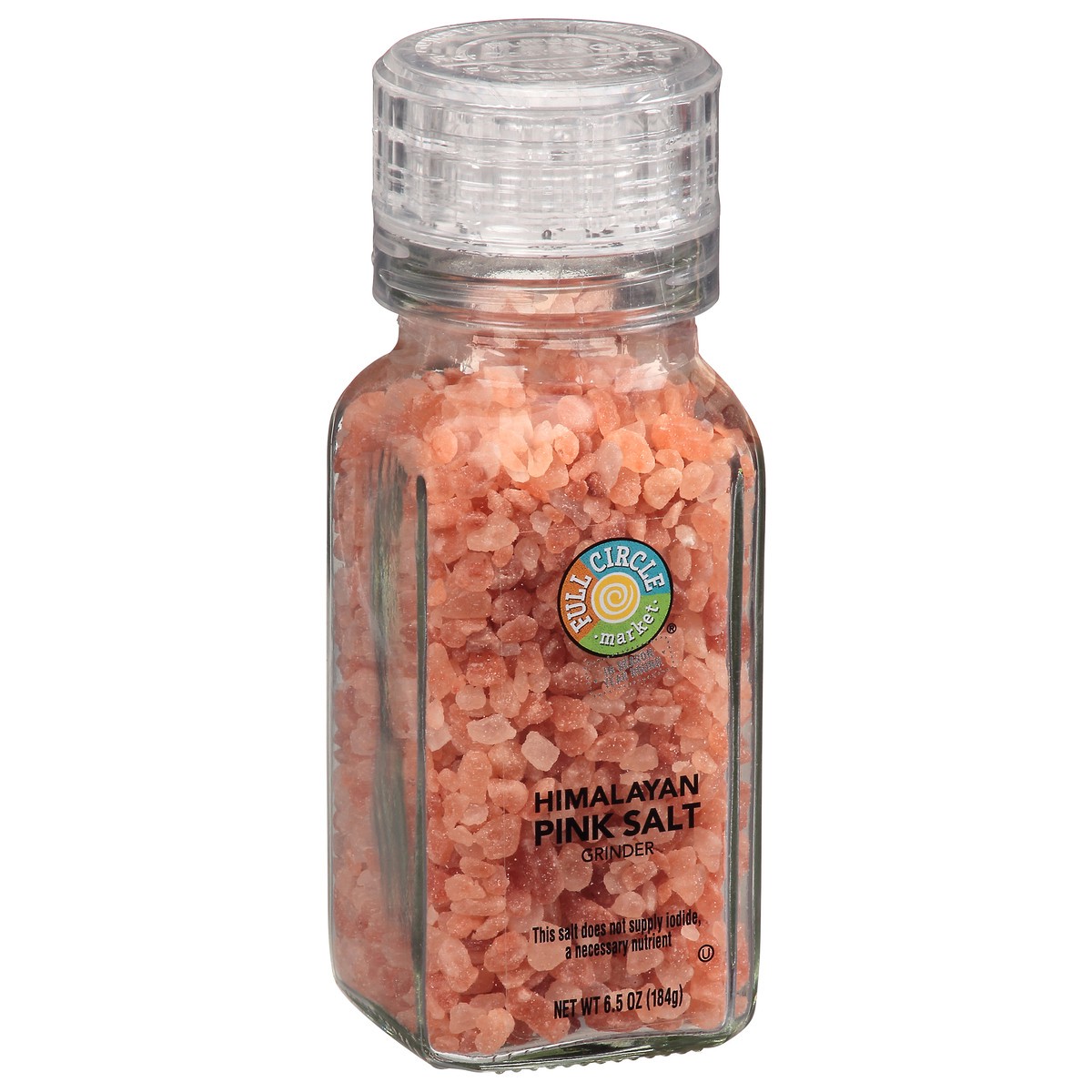 slide 4 of 13, Full Circle Market Himalayan Pink Salt Grinder 6.5 oz, 6.5 oz